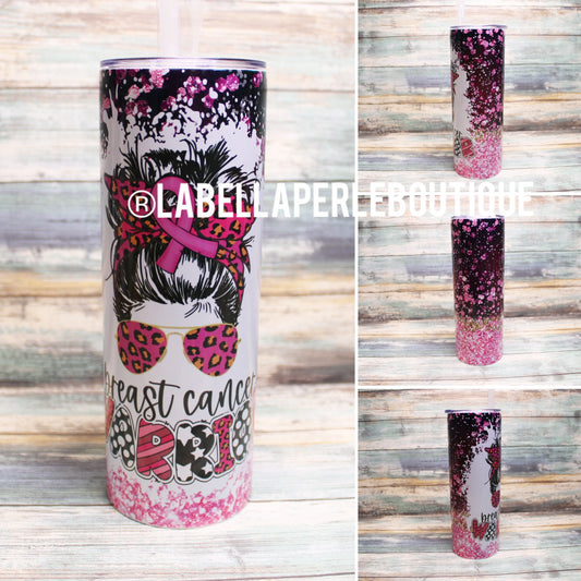 Breast Cancer Warrior B 20oz Tumbler