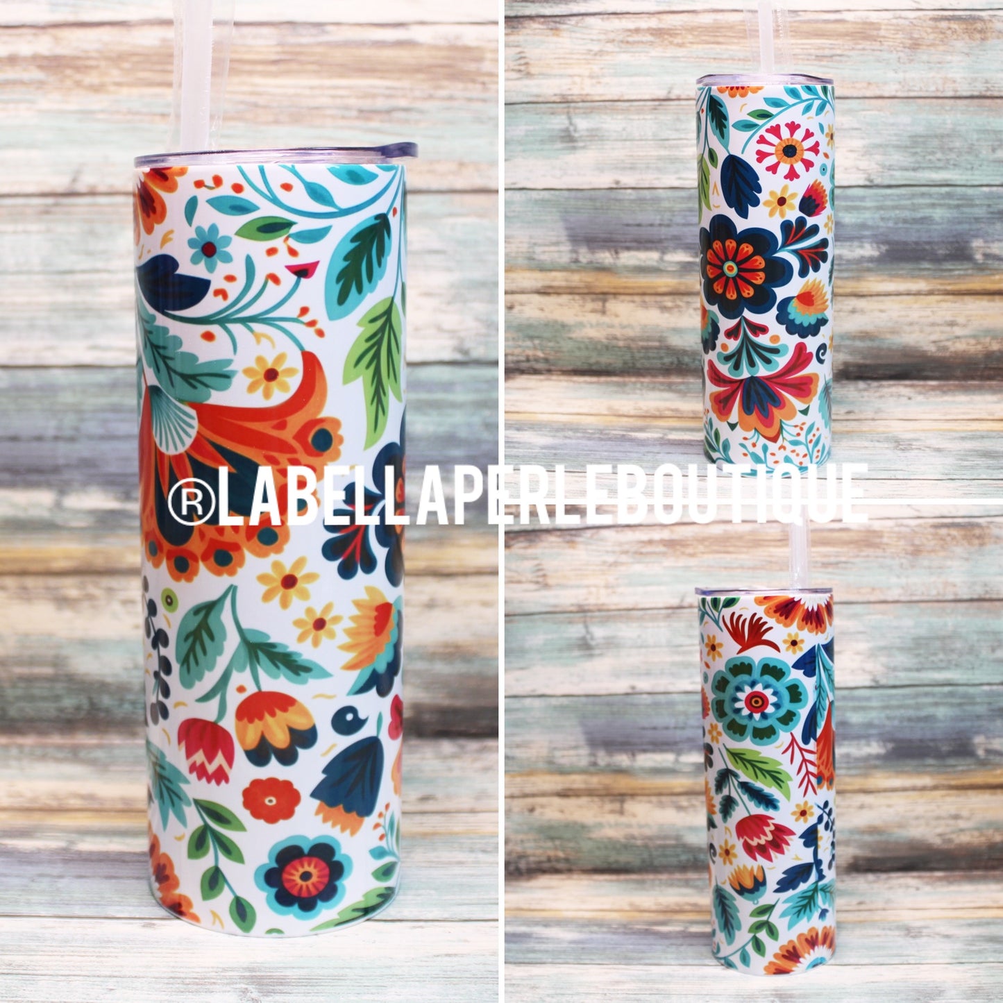 Floral Fiesta 20oz Tumbler